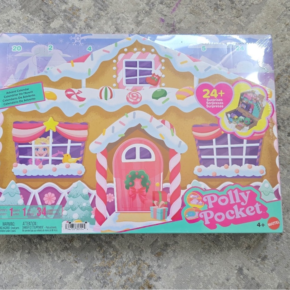 SOLD Polly Pocket Gingerbread House Playset Advent Calendar